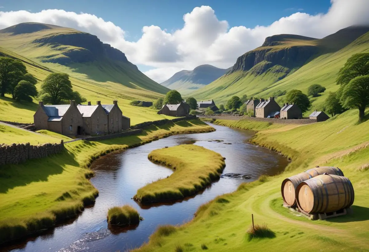 Bells whisky illustration