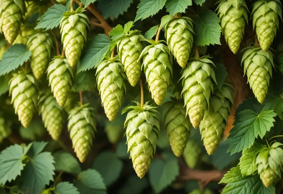 Humlekottar och humlepellets för ölbryggning