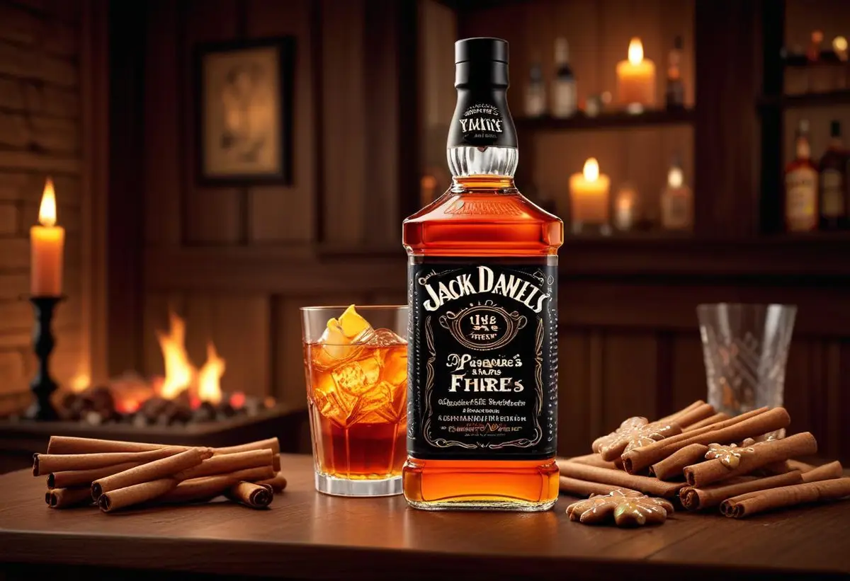 Jack Daniel's Fire illustration