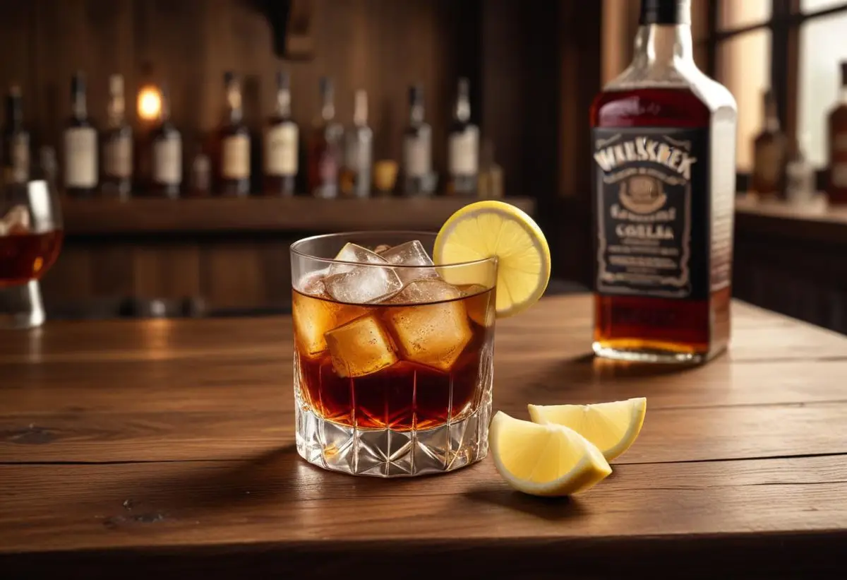Whiskey Cola – en klassiker för festliga stunder! illustration
