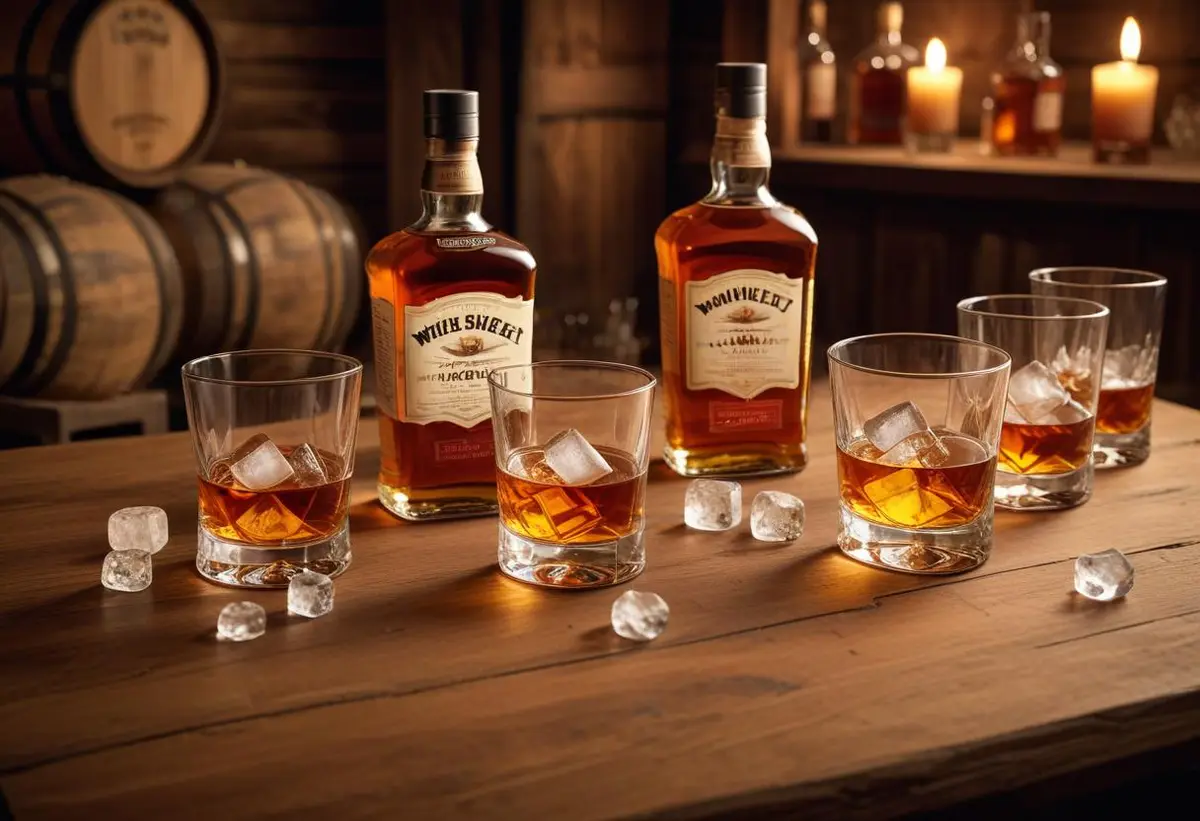 Whiskey kalorier illustration