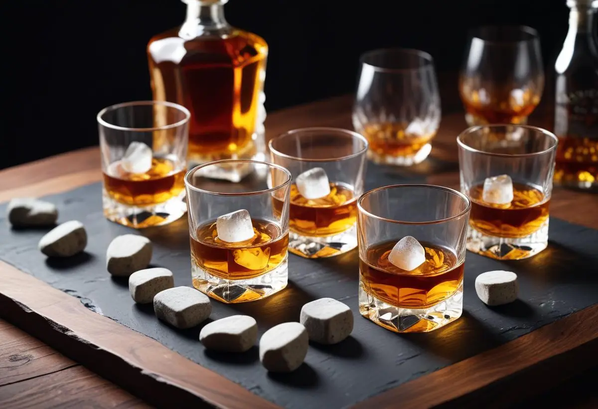 Svalka din whisky med stil illustration