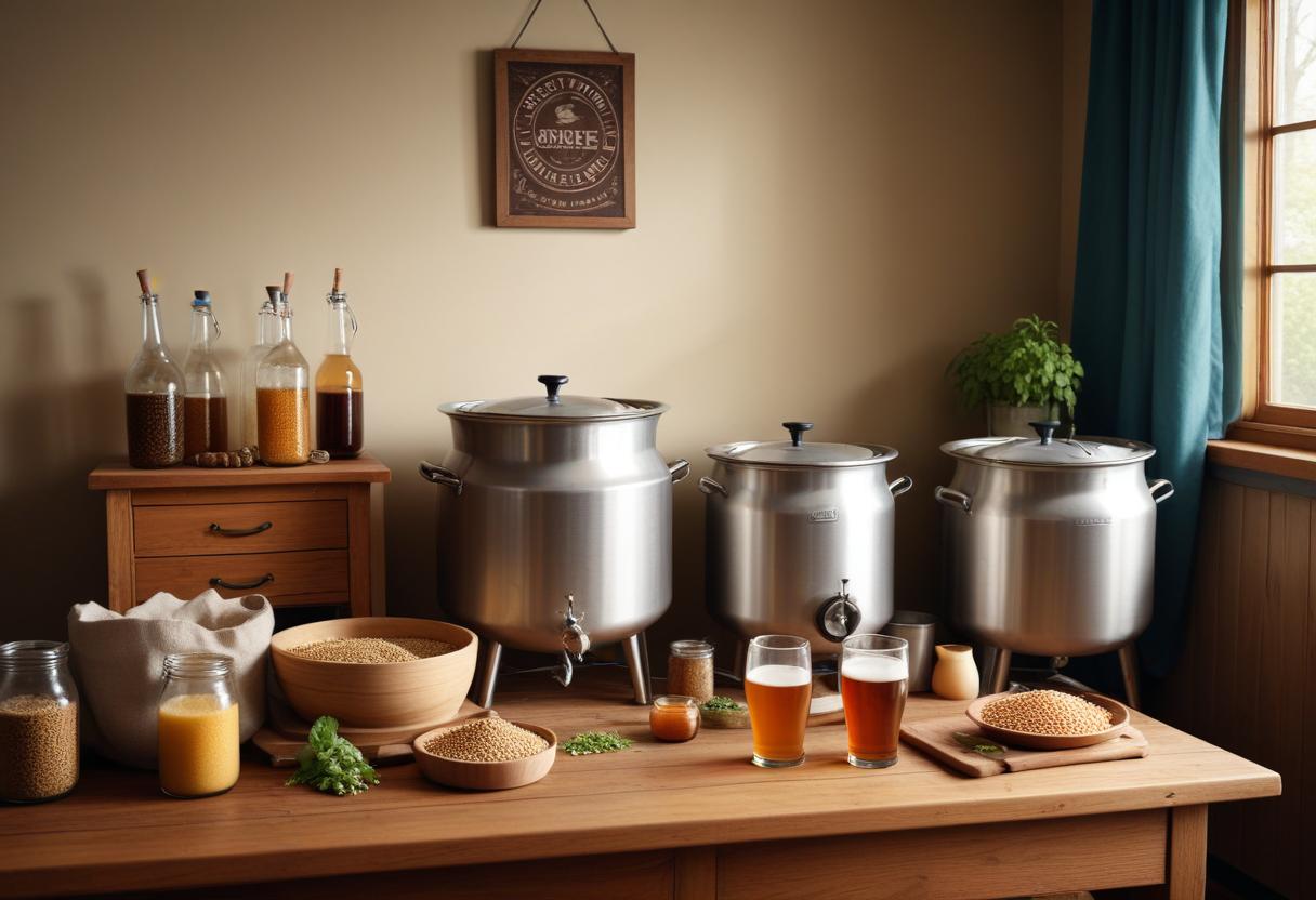 Börja brygga öl hemma med ett kit! illustration